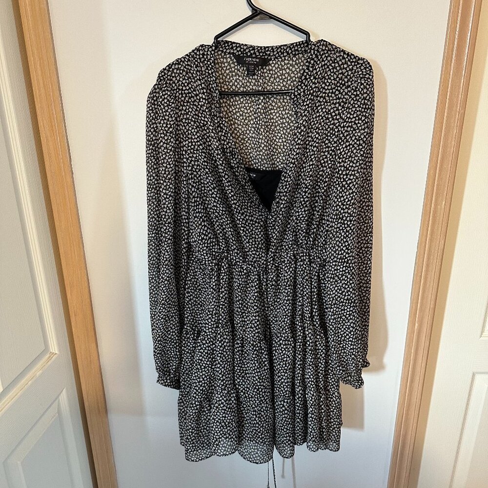 Summer dress with balloon sleeve